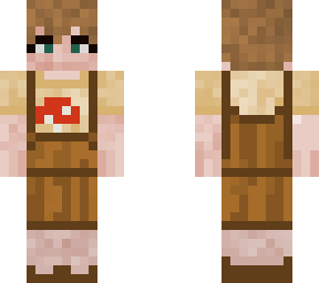 elf with overalls and mushroom tshirt