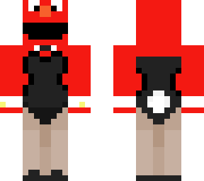 final product elmo in bunny suit