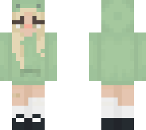frog hoodie girl