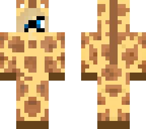 girl with glasses in giraffe suit