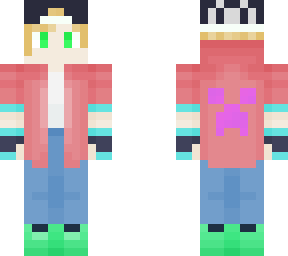 green eye blonde hair creeper jacket (kit)