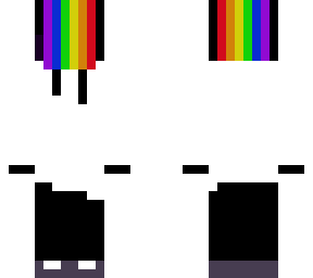 hoodie rainbow face