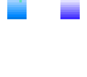 light to dark *cool colors*