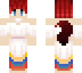 my persona, in a venezuelan dress.