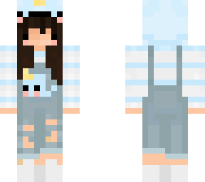 narwal girl with brown hair