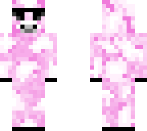 pink cow with glasses