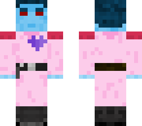 pink thrwan uniform