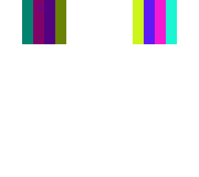 rainbow head