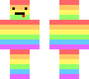 random raibow skin