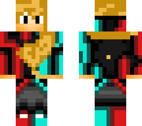 red and blue girl