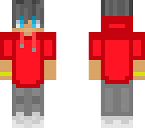red hoodie