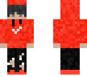 red hoodie