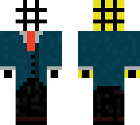 rubiks cube man in a tux