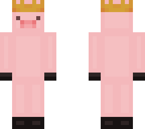 simple crown pig