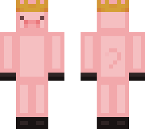 simple crown pig
