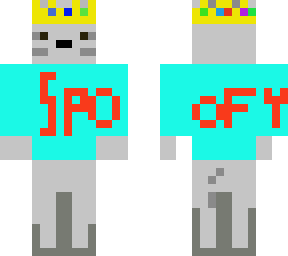 spoofy with a crown