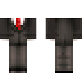 suit base (red tie)