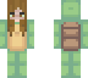 turtle onesie girl short hair