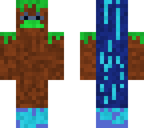 water fall man