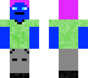 weirdo blue guy