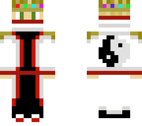 white and red