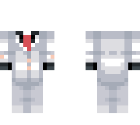 white suit