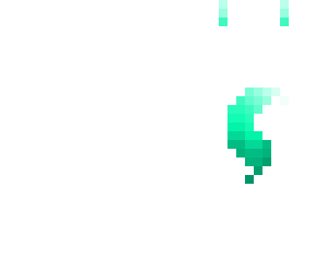 wolf tail base (sea foam)