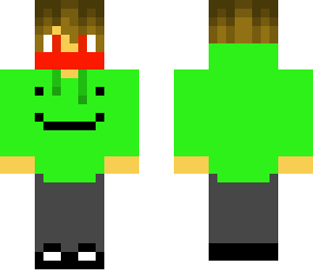 xlegendslayingx with dream's merch (brighter lime version)