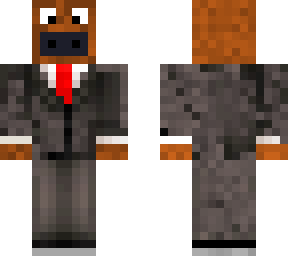 bison in a suit