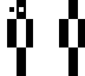 black and white
