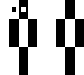 black and white