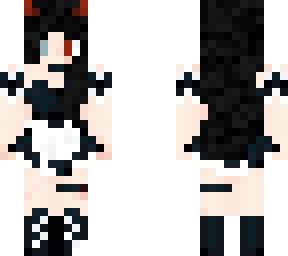 black hair devil maid