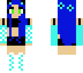 blue cat girl 2
