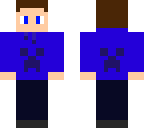 blue hoodie