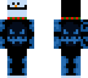 blue snowman