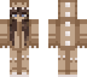 brown  dino girl