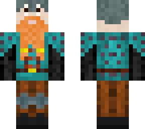 dwarf in armor with hammer (cyan)