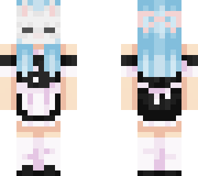 emilia skin blue hair