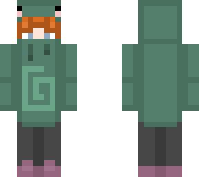 frog hoodie (ins karl jakobs) orange hair