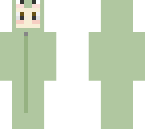 frog onesie with facee