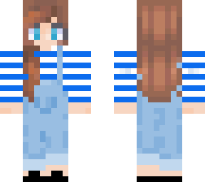 girl in overall