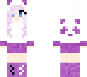 girl in panda hoodie
