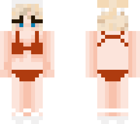 girl with red bikini ready to swim!
