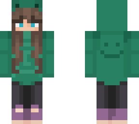 green cow onesie/ frog hoodie