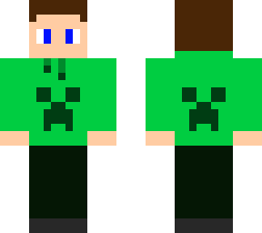 green hoodie