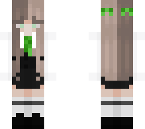 green school girl
