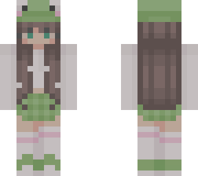 my girl in uwu froggy outfit