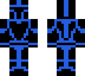 neon mando - blue
