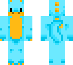 Orange Dino Minecraft Skins