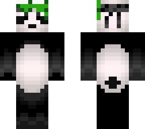 panda with cute cap.